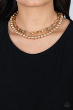 Load image into Gallery viewer, Suburban Yacht Club - Brown necklace plus matching bracelet C026
