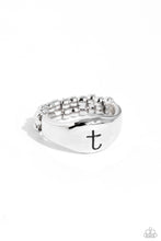 Load image into Gallery viewer, Monogram Memento - Silver - T ring 2069
