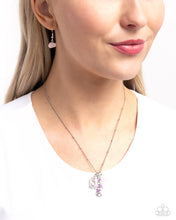 Load image into Gallery viewer, Seahorse Shimmer - Purple necklace E009(2)
