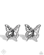 Load image into Gallery viewer, High and FLIGHTY - Silver post earring May 2024 FF D057
