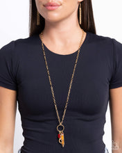 Load image into Gallery viewer, First Day of School - Gold necklace E022
