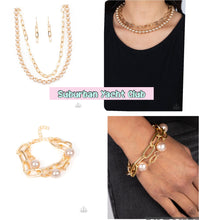 Load image into Gallery viewer, Suburban Yacht Club - Brown necklace plus matching bracelet C026
