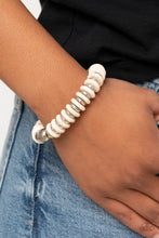 Load image into Gallery viewer, Desert Revival - White necklace plus matching bracelet Eco Experience 527
