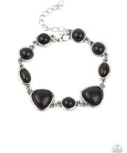 Load image into Gallery viewer, Geographically Gorgeous - Black Necklace plus matching bracelet 2236
