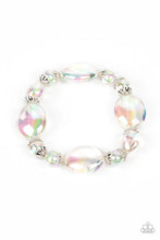 Load image into Gallery viewer, Prismatic Magic - Gold necklace plus matching bracelet Iridescent Illusions C017
