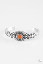 Load image into Gallery viewer, Wide Open Mesas - Orange cuff bracelet 938
