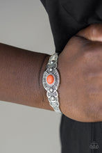 Load image into Gallery viewer, Wide Open Mesas - Orange cuff bracelet 938
