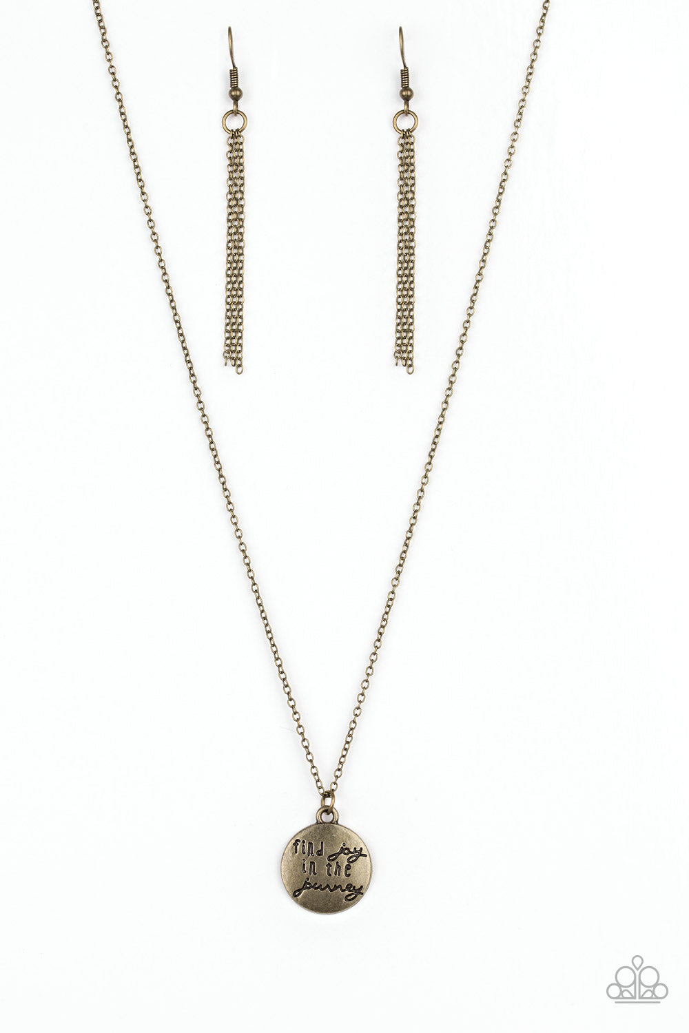 Find Joy - Brass necklace B056