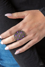 Load image into Gallery viewer, Floral Fancies - Purple ring 2114

