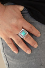 Load image into Gallery viewer, The Wrangler - Blue men&#39;s ring 742
