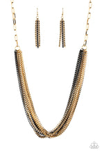 Load image into Gallery viewer, Beat Box Queen - gold necklace 833
