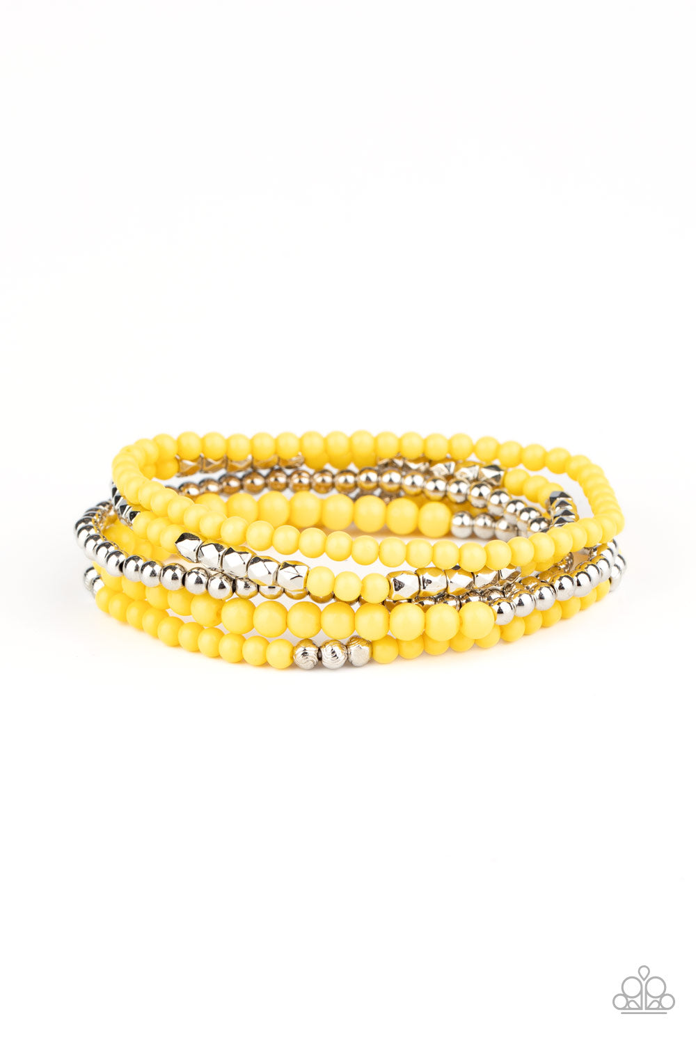 Stacked Showcase - Yellow bracelet B037