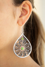 Load image into Gallery viewer, Whimsy Dreams - Green earring 838
