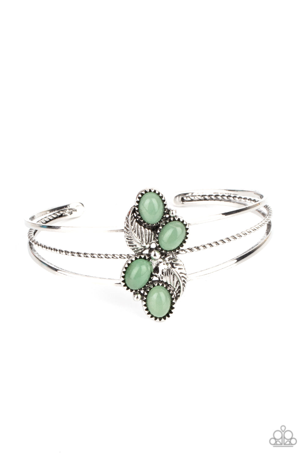 Eco Enthusiast - Green cuff bracelet 704