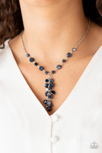 Load image into Gallery viewer, Cosmic Charisma - Blue necklace plus matching bracelet Colorfully Cosmic - Blue 782
