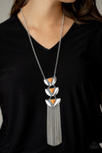 Load image into Gallery viewer, Gallery Expo - Orange necklace 1624
