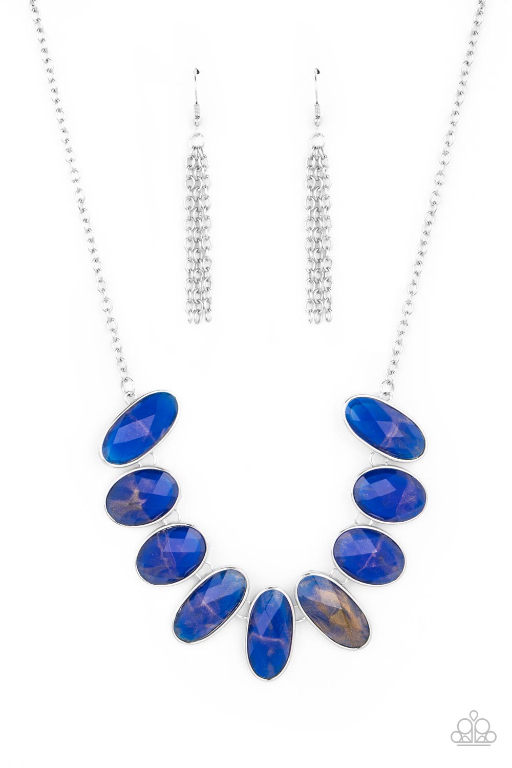 Elliptical Episode - Blue necklace B033