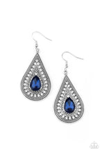 Load image into Gallery viewer, Metro Masquerade - Blue earring D078
