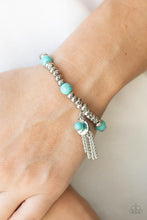 Load image into Gallery viewer, Whimsically Wanderlust - Blue bracelet 746
