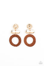 Load image into Gallery viewer, Woven Whimsicality - Gold earring A028
