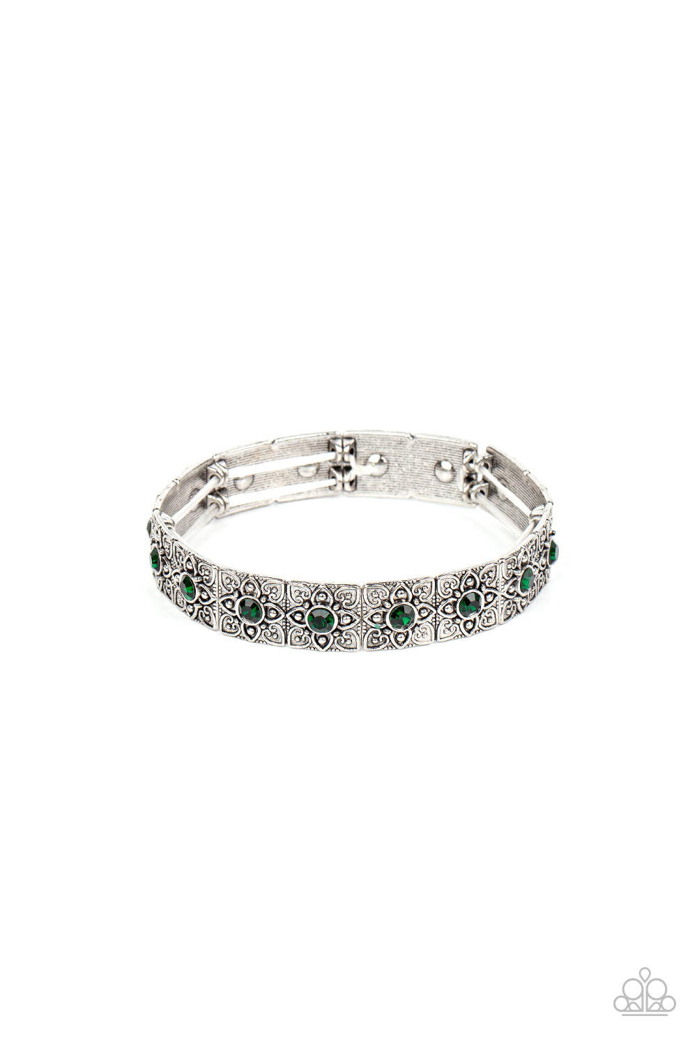 Venetian Valentine - Green bracelet 1648