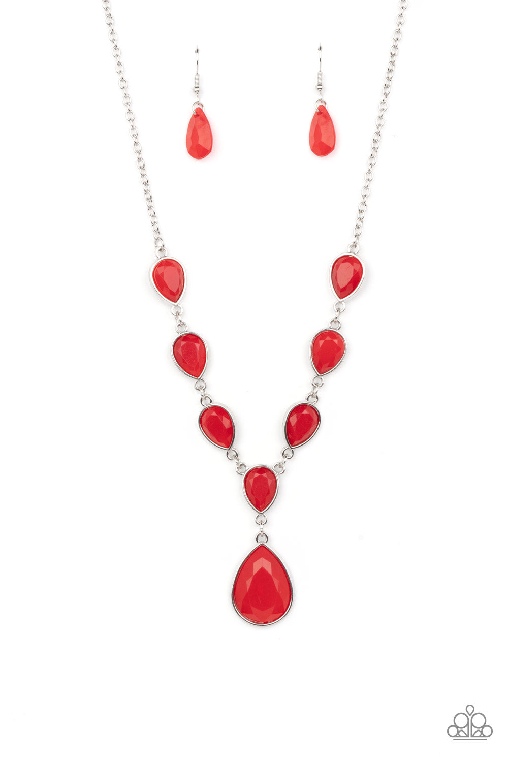Party Paradise - paparazzi Red necklace 1715
