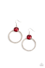 Load image into Gallery viewer, Cheers to Happily Ever After - Red earring B108
