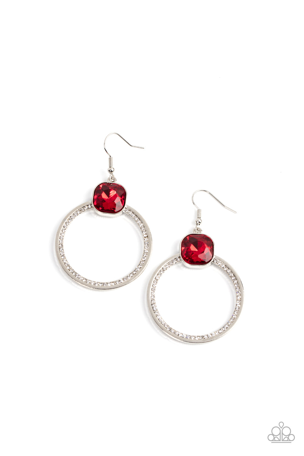 Cheers to Happily Ever After - Red earring B108