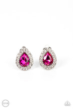 Load image into Gallery viewer, Haute Happy Hour - Pink clip-on earring A013
