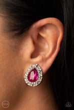 Load image into Gallery viewer, Haute Happy Hour - Pink clip-on earring A013
