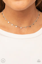 Load image into Gallery viewer, Cupid&#39;s Cutest Valentine - Silver choker necklace A060
