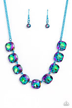 Load image into Gallery viewer, Combustible Command - Blue necklace D085
