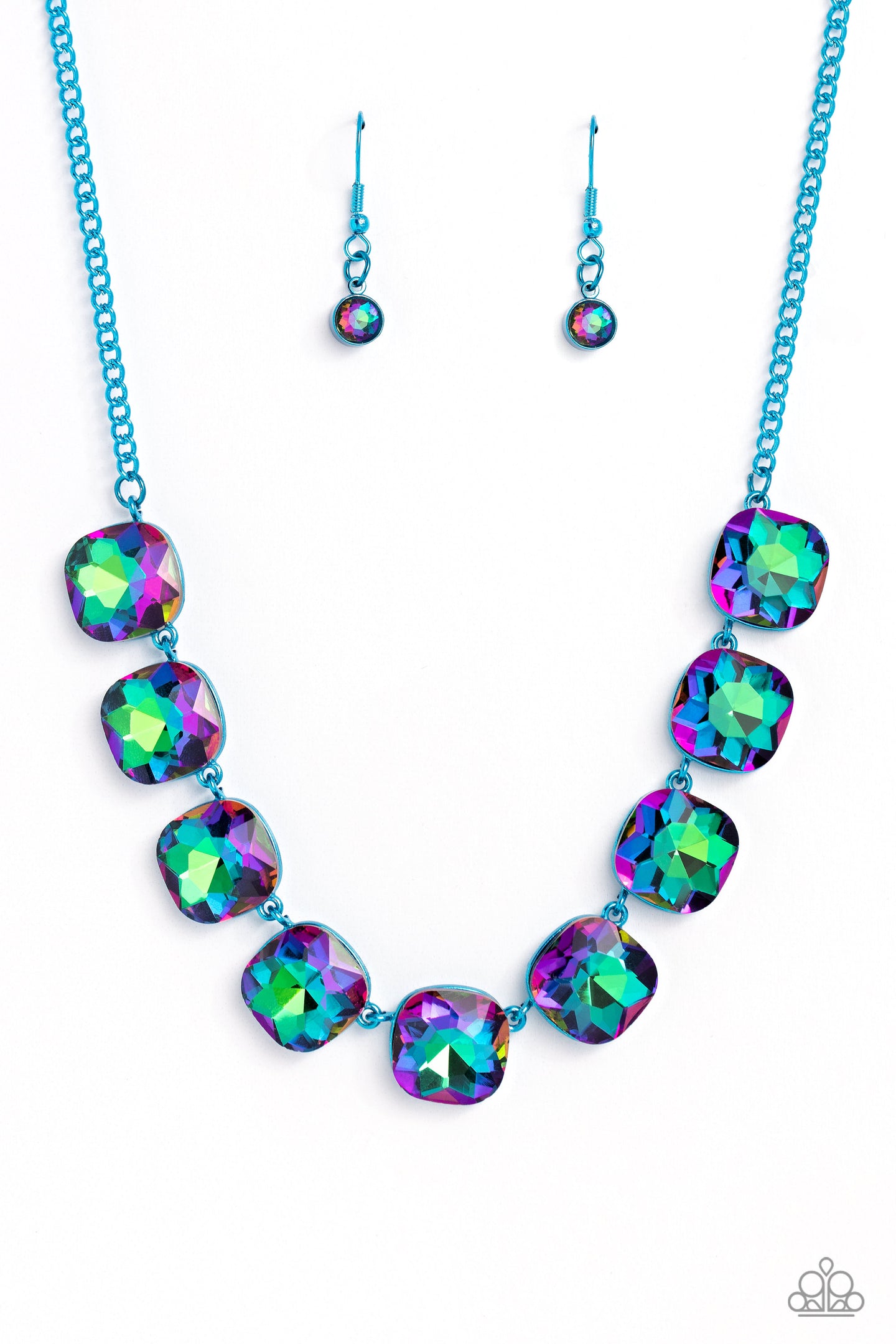 Combustible Command - Blue necklace D085