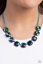 Load image into Gallery viewer, Combustible Command - Blue necklace D085
