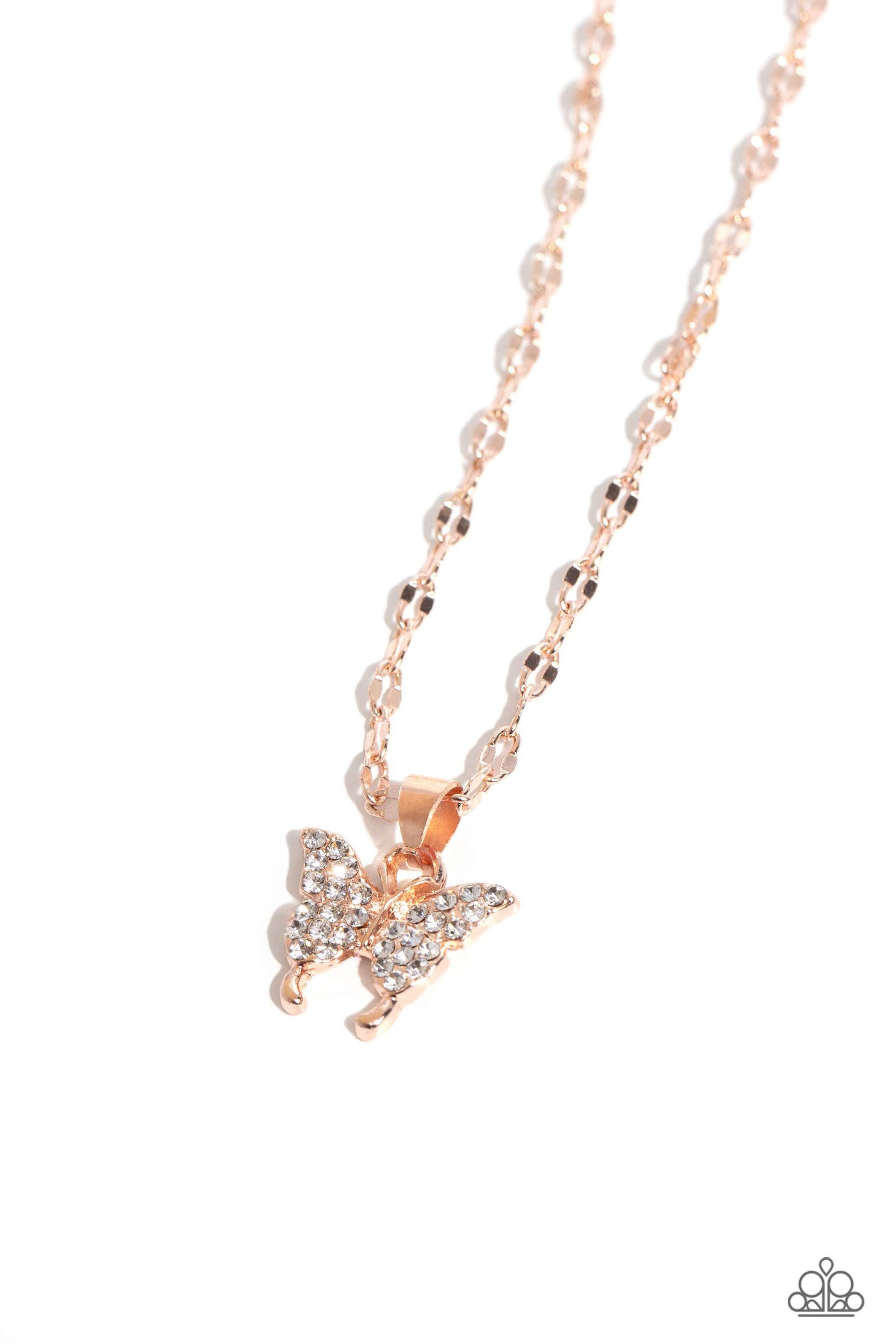 High-Flying Hangout - Rose Gold necklace A097